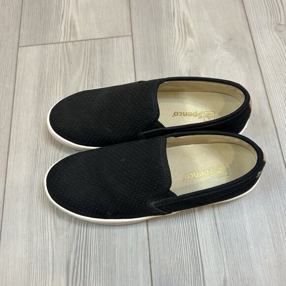 Spenco Celine Black Orthotic Slip-On Sneaker Shoe Women’s Size 8.5 - Picture 2 of 8